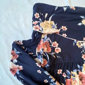 Motherbee Maternity Long Off the shoulder dress XL NWT